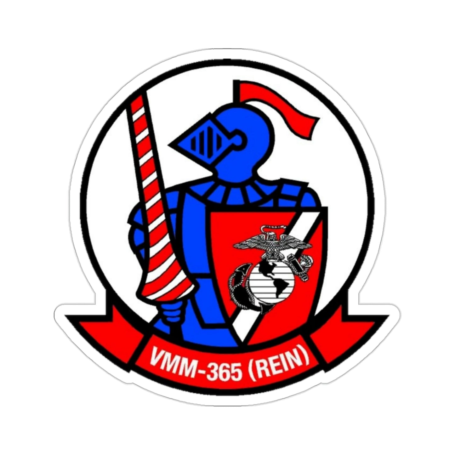 VMM 365 Marine Medium Tiltrotor Squadron 365 (USMC) STICKER Vinyl Die-Cut Decal-2 Inch-The Sticker Space