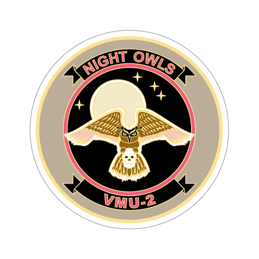 VMU 2 Night Owls (USMC) STICKER Vinyl Die-Cut Decal-6 Inch-The Sticker Space