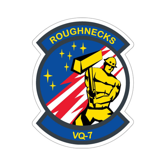 VQ 7 Roughnecks (U.S. Navy) STICKER Vinyl Die-Cut Decal-6 Inch-The Sticker Space