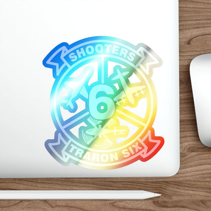 VT 6 TRARON VT6 Shooters (U.S. Navy) Holographic STICKER Die-Cut Vinyl Decal-The Sticker Space