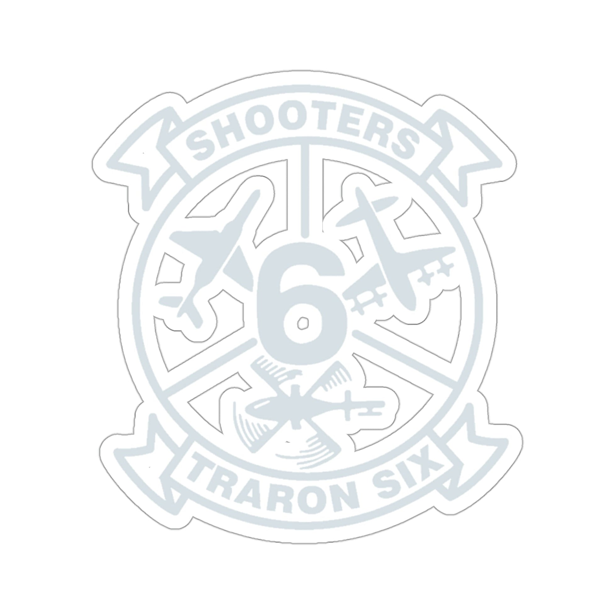VT 6 TRARON VT6 Shooters (U.S. Navy) STICKER Vinyl Die-Cut Decal-3 Inch-The Sticker Space