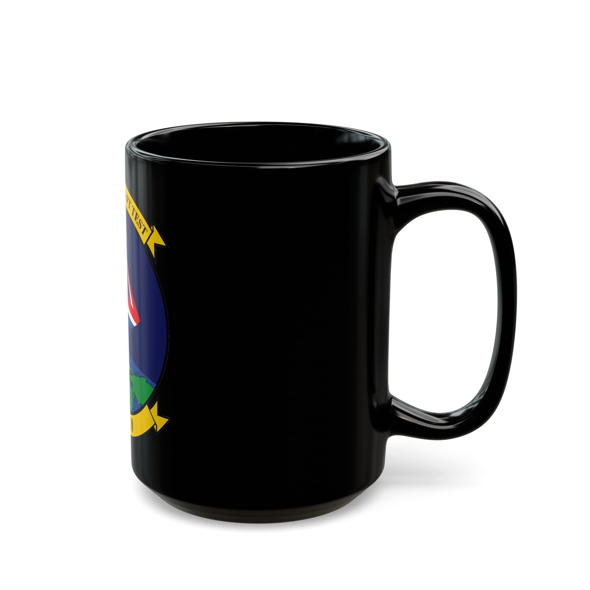 VX 20 Force (U.S. Navy) Black Coffee Mug-The Sticker Space