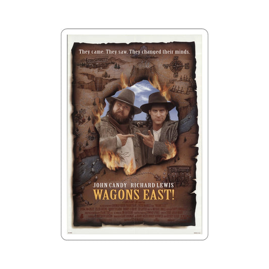 Wagons East 1994 Movie Poster STICKER Vinyl Die-Cut Decal-6 Inch-The Sticker Space