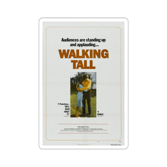 Walking Tall 1973 Movie Poster STICKER Vinyl Die-Cut Decal-6 Inch-The Sticker Space