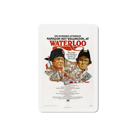 Waterloo 1970 Movie Poster Die-Cut Magnet-2" x 2"-The Sticker Space