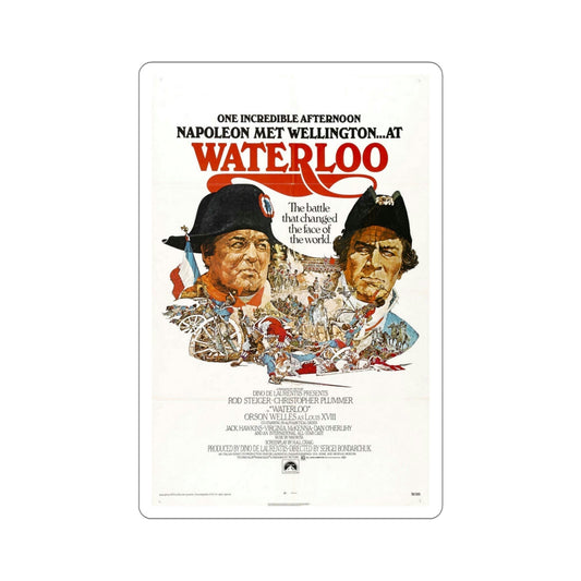 Waterloo 1970 Movie Poster STICKER Vinyl Die-Cut Decal-6 Inch-The Sticker Space