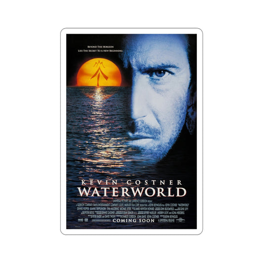 Waterworld 1995 Movie Poster STICKER Vinyl Die-Cut Decal-6 Inch-The Sticker Space