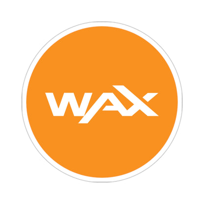 WAX WAXP (Cryptocurrency) STICKER Vinyl Die-Cut Decal-2 Inch-The Sticker Space