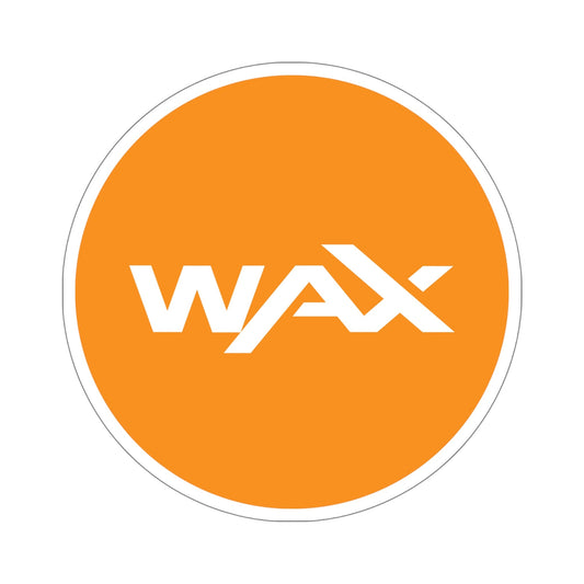 WAX WAXP (Cryptocurrency) STICKER Vinyl Die-Cut Decal-6 Inch-The Sticker Space