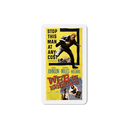 Web of Evidence 1959 Movie Poster Die-Cut Magnet-3 Inch-The Sticker Space