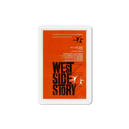 West Side Story 1961 Movie Poster Die-Cut Magnet-3 Inch-The Sticker Space