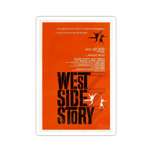 West Side Story 1961 Movie Poster STICKER Vinyl Die-Cut Decal-6 Inch-The Sticker Space