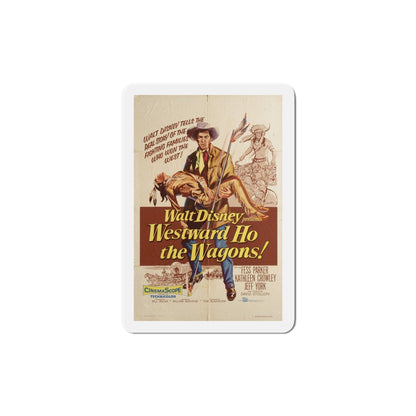 Westward Ho the Wagons 1956 Movie Poster Die-Cut Magnet-6 Inch-The Sticker Space