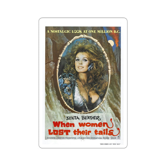 When Women Lost Their Tails 1973 Movie Poster STICKER Vinyl Die-Cut Decal-6 Inch-The Sticker Space