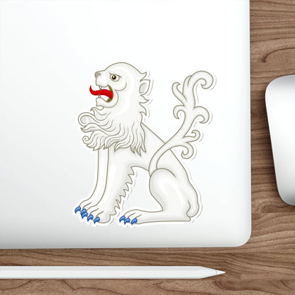 White Lion of Mortimer Badge of Edward IV STICKER Vinyl Die-Cut Decal-The Sticker Space