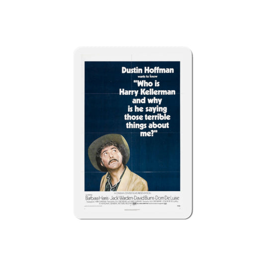 Who Is Harry Kellerman and Why Is He Saying Those Terrible Things About Me 1971 Movie Poster Die-Cut Magnet-2" x 2"-The Sticker Space
