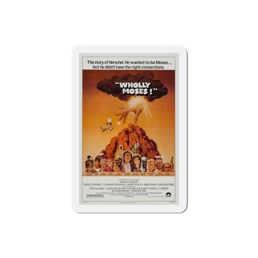 Wholly Moses 1980 Movie Poster Die-Cut Magnet-2" x 2"-The Sticker Space