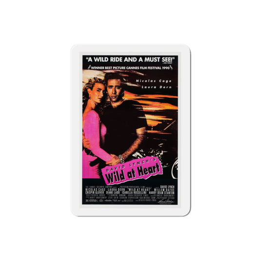 Wild at Heart 1990 Movie Poster Die-Cut Magnet-2" x 2"-The Sticker Space