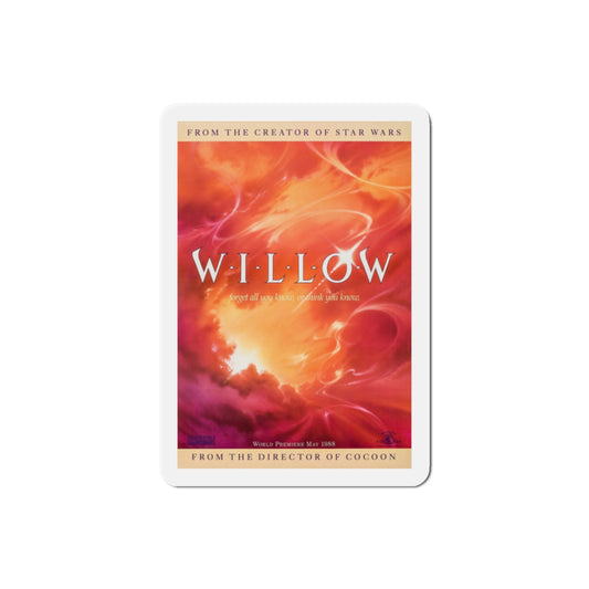 Willow 1988 Movie Poster Die-Cut Magnet-2" x 2"-The Sticker Space
