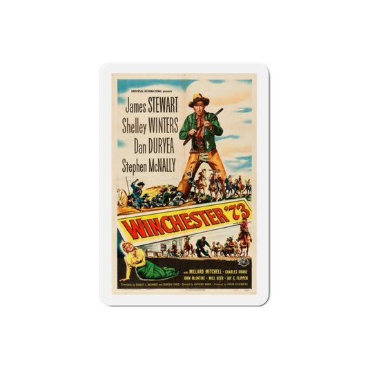 Winchester 73 1950 Movie Poster Die-Cut Magnet-2 Inch-The Sticker Space