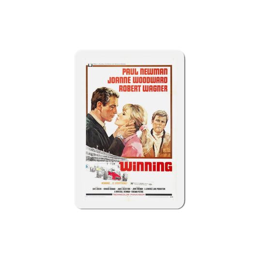 Winning 1969 Movie Poster Die-Cut Magnet-3 Inch-The Sticker Space