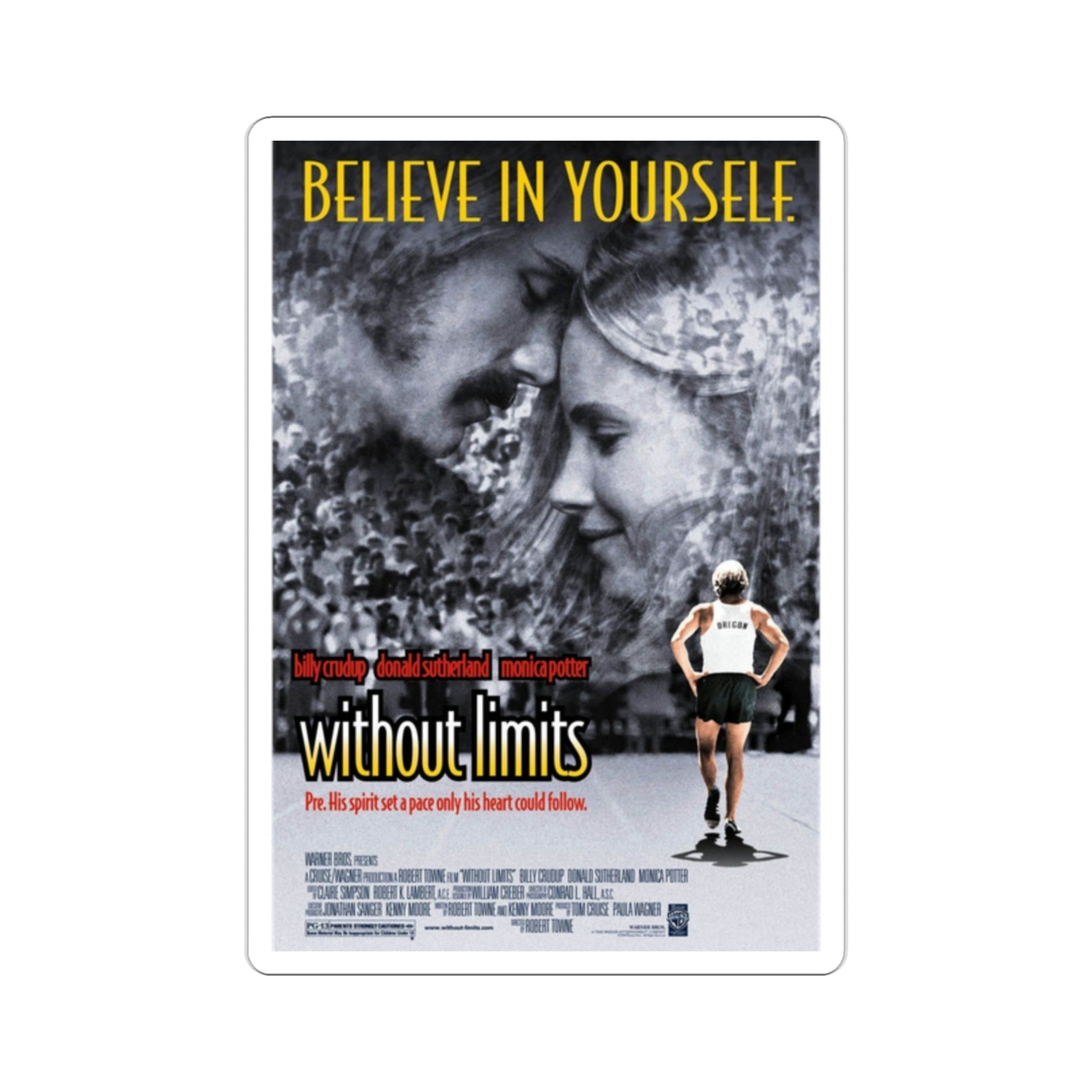 Without Limits 1998 Movie Poster STICKER Vinyl Die-Cut Decal-2 Inch-The Sticker Space