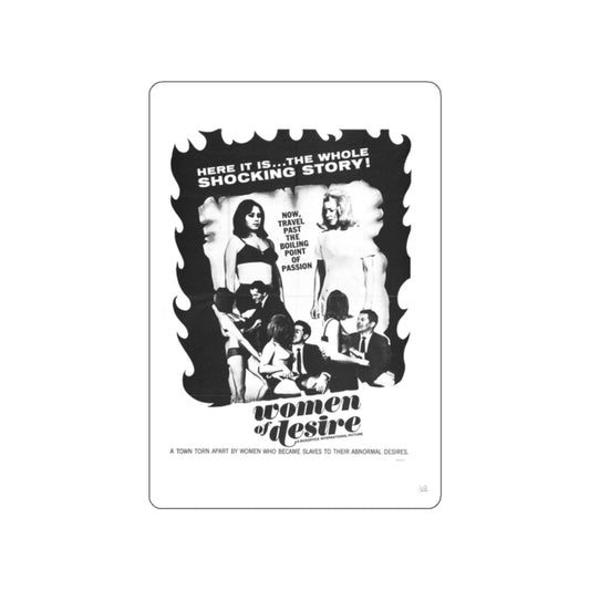 WOMEN OF DESIRE 1967 Movie Poster STICKER Vinyl Die-Cut Decal-White-The Sticker Space