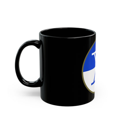 X Corps (U.S. Army) Black Coffee Mug-The Sticker Space