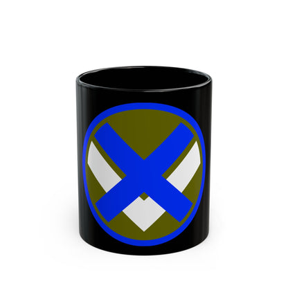 XV Corps (U.S. Army) Black Coffee Mug-11oz-The Sticker Space