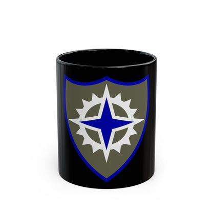 XVI Corps (U.S. Army) Black Coffee Mug-11oz-The Sticker Space