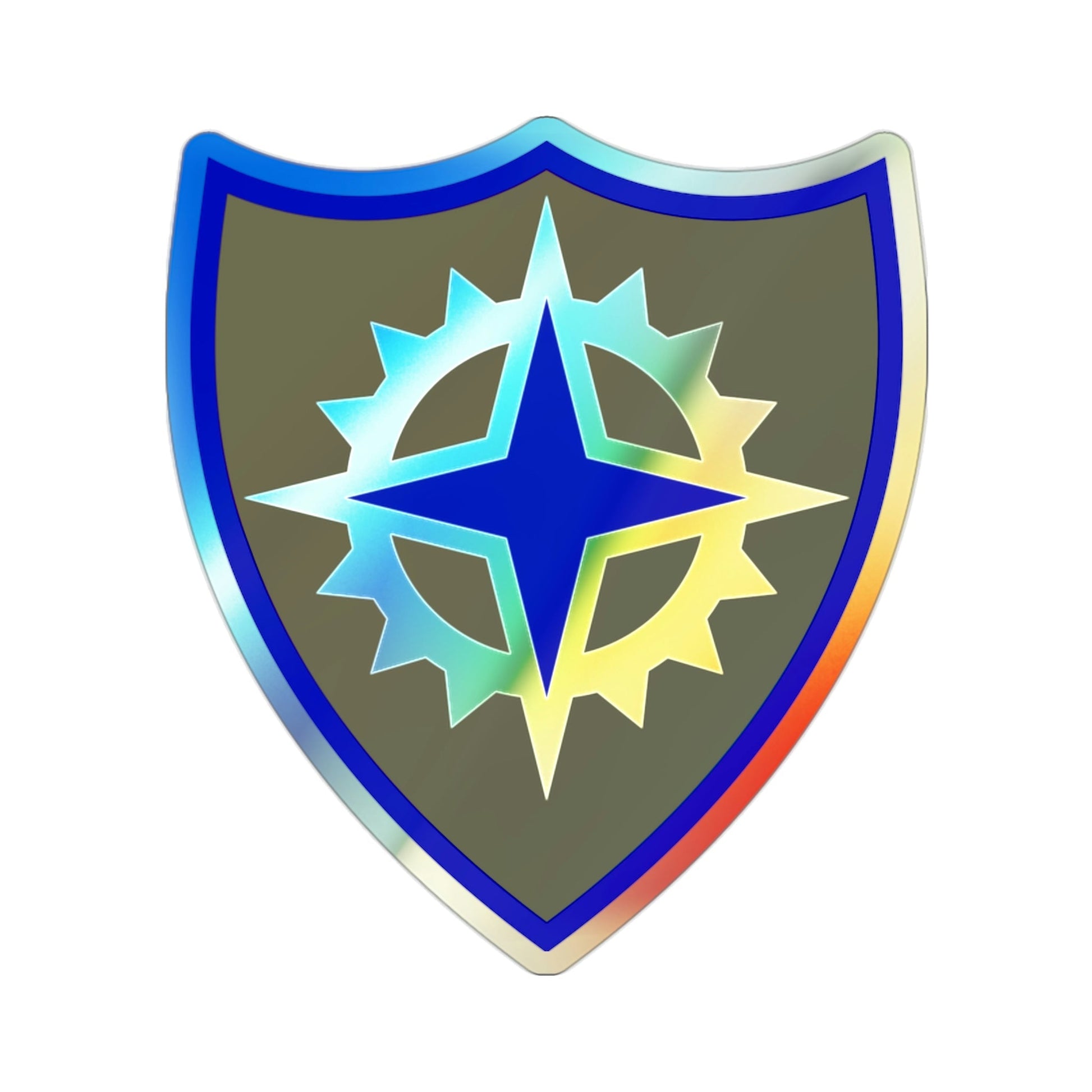 XVI Corps (U.S. Army) Holographic STICKER Die-Cut Vinyl Decal-2 Inch-The Sticker Space