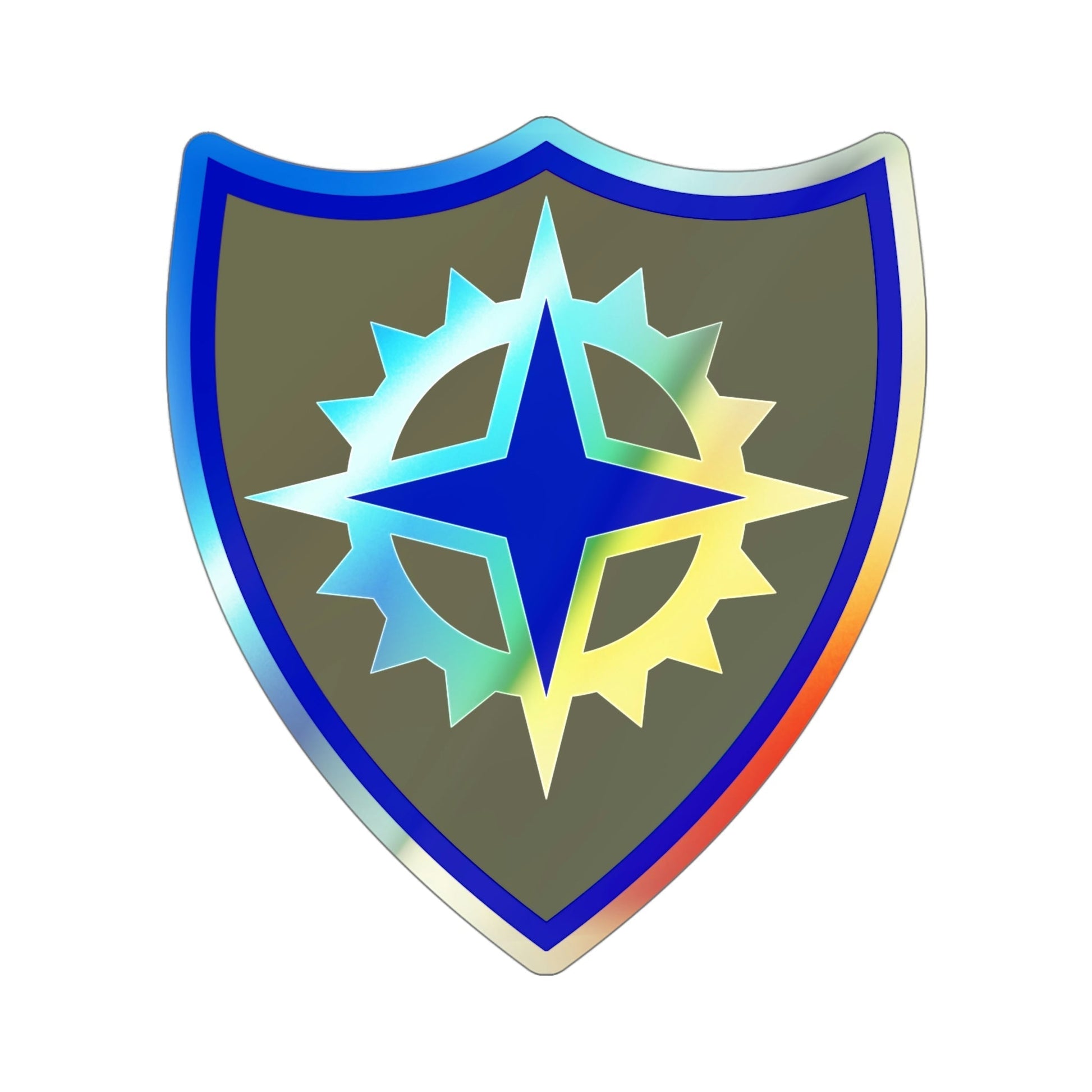 XVI Corps (U.S. Army) Holographic STICKER Die-Cut Vinyl Decal-4 Inch-The Sticker Space