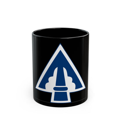 XXII Corps (U.S. Army) Black Coffee Mug-11oz-The Sticker Space