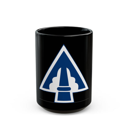 XXII Corps (U.S. Army) Black Coffee Mug-15oz-The Sticker Space