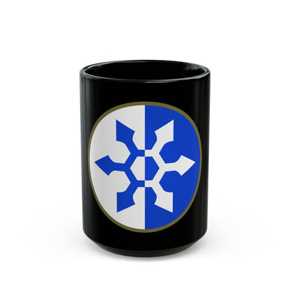 XXXIII Corps (U.S. Army) Black Coffee Mug-15oz-The Sticker Space