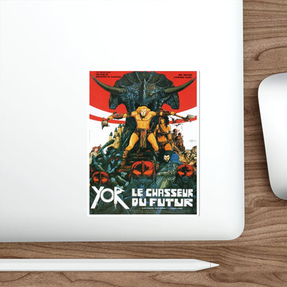 YOR THE HUNTER FROM THE FUTURE 1983 Movie Poster STICKER Vinyl Die-Cut Decal-The Sticker Space