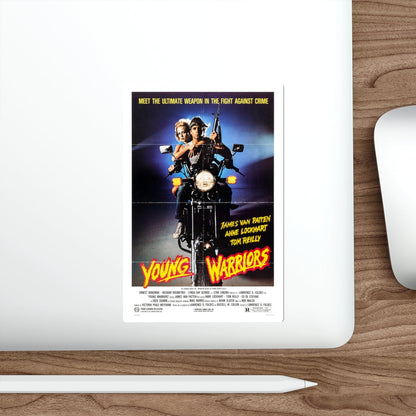 YOUNG WARRIORS 1983 Movie Poster STICKER Vinyl Die-Cut Decal-The Sticker Space