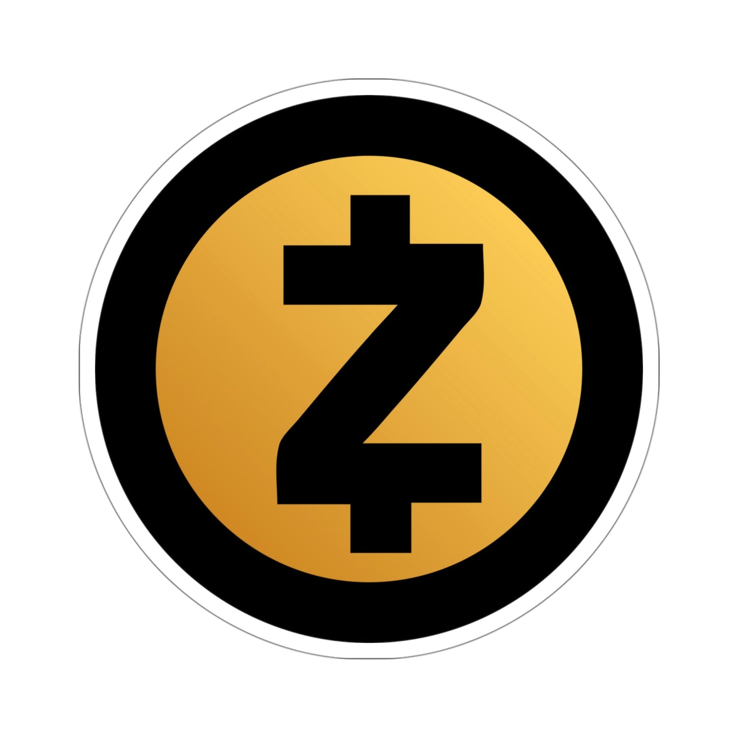 ZCASH ZEC (Cryptocurrency) STICKER Vinyl Die-Cut Decal-4 Inch-The Sticker Space