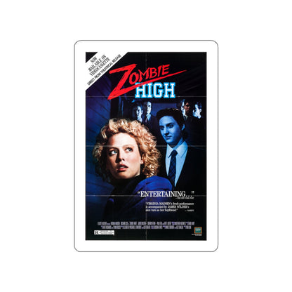 ZOMBIE HIGH 1987 Movie Poster STICKER Vinyl Die-Cut Decal-White-The Sticker Space