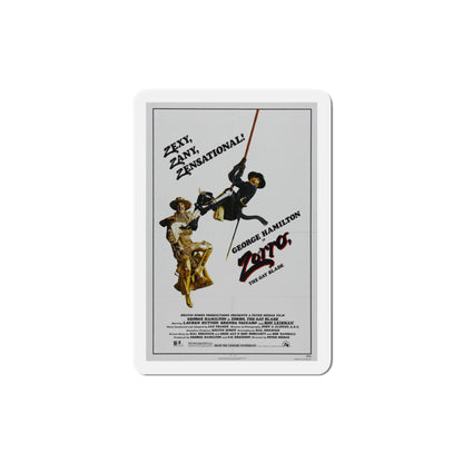 Zorro, the Gay Blade 1981 Movie Poster Die-Cut Magnet-3" x 3"-The Sticker Space