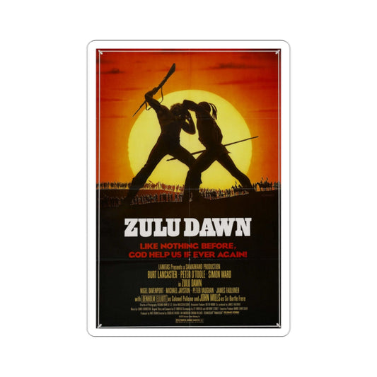 Zulu Dawn 1979 Movie Poster STICKER Vinyl Die-Cut Decal-2 Inch-The Sticker Space