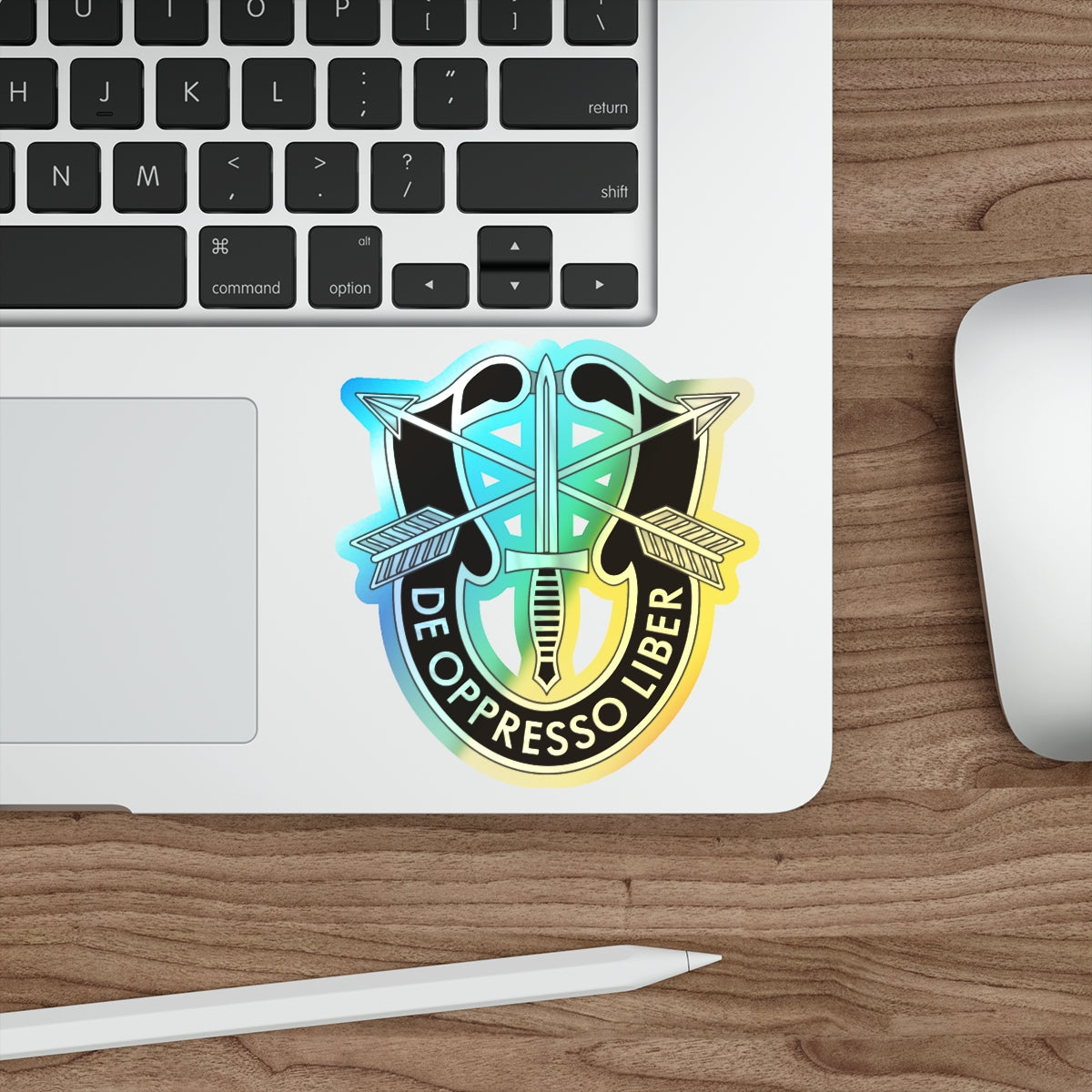 1 Special Forces (U.S. Army) Holographic STICKER Die-Cut Vinyl Decal-The Sticker Space