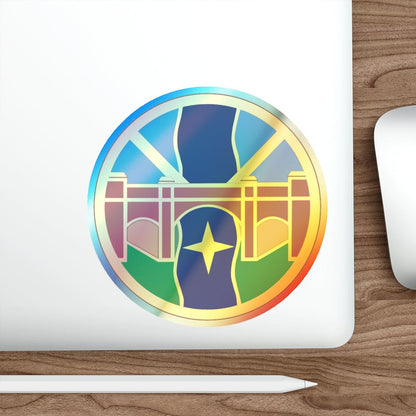 1 Transportation Agency (U.S. Army) Holographic STICKER Die-Cut Vinyl Decal-The Sticker Space