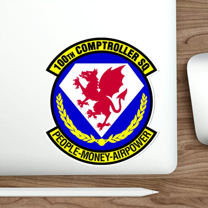 100 Comptroller Squadron USAFE (U.S. Air Force) STICKER Vinyl Die-Cut Decal-The Sticker Space