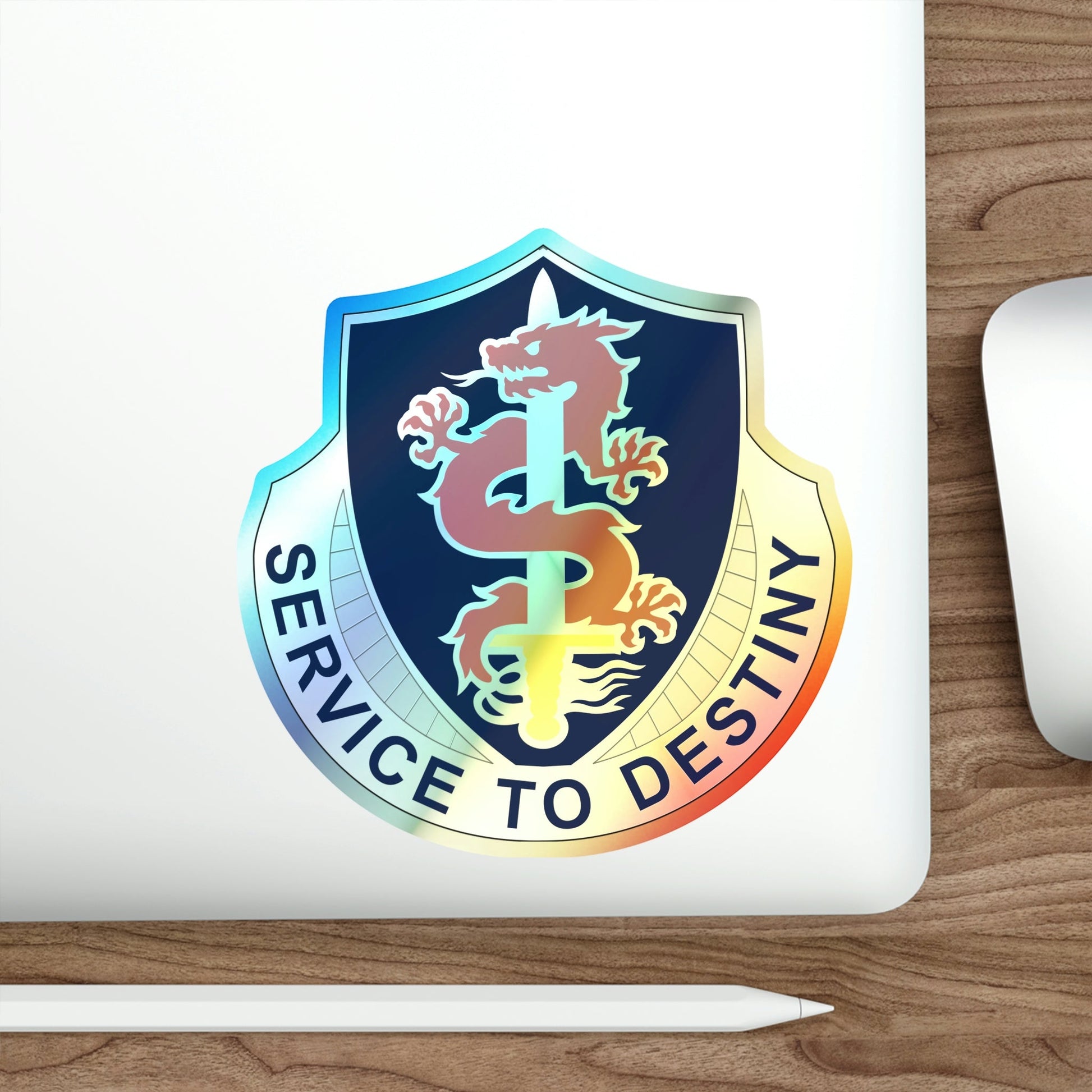 101 Personnel Services Battalion (U.S. Army) Holographic STICKER Die-Cut Vinyl Decal-The Sticker Space