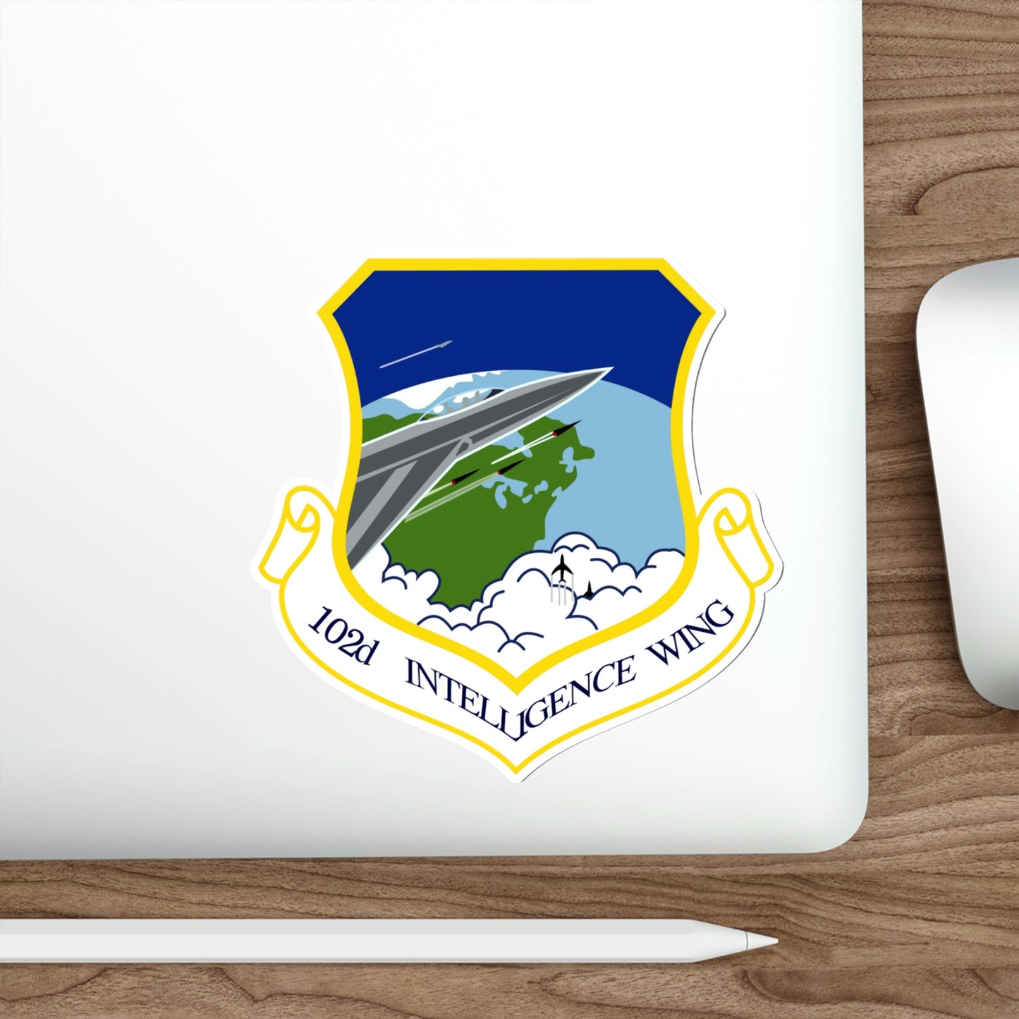 102nd Intelligence Wing (U.S. Air Force) STICKER Vinyl Die-Cut Decal-The Sticker Space