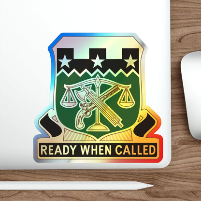 105 Military Police Battalion (U.S. Army) Holographic STICKER Die-Cut Vinyl Decal-The Sticker Space