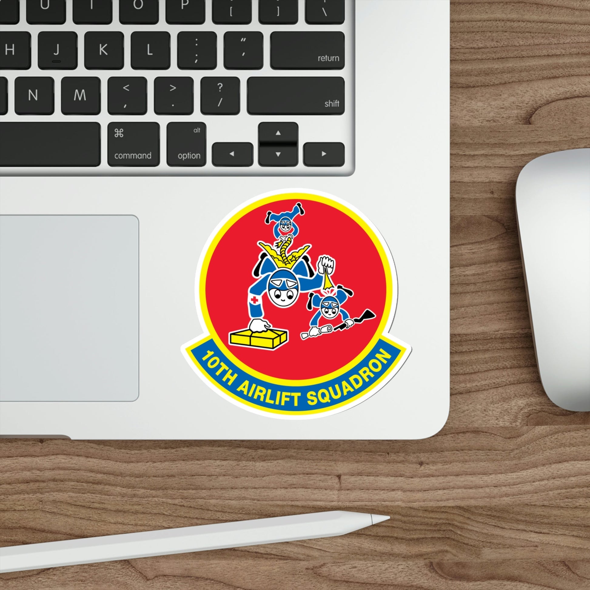 10th Airlift Squadron (U.S. Air Force) STICKER Vinyl Die-Cut Decal-The Sticker Space