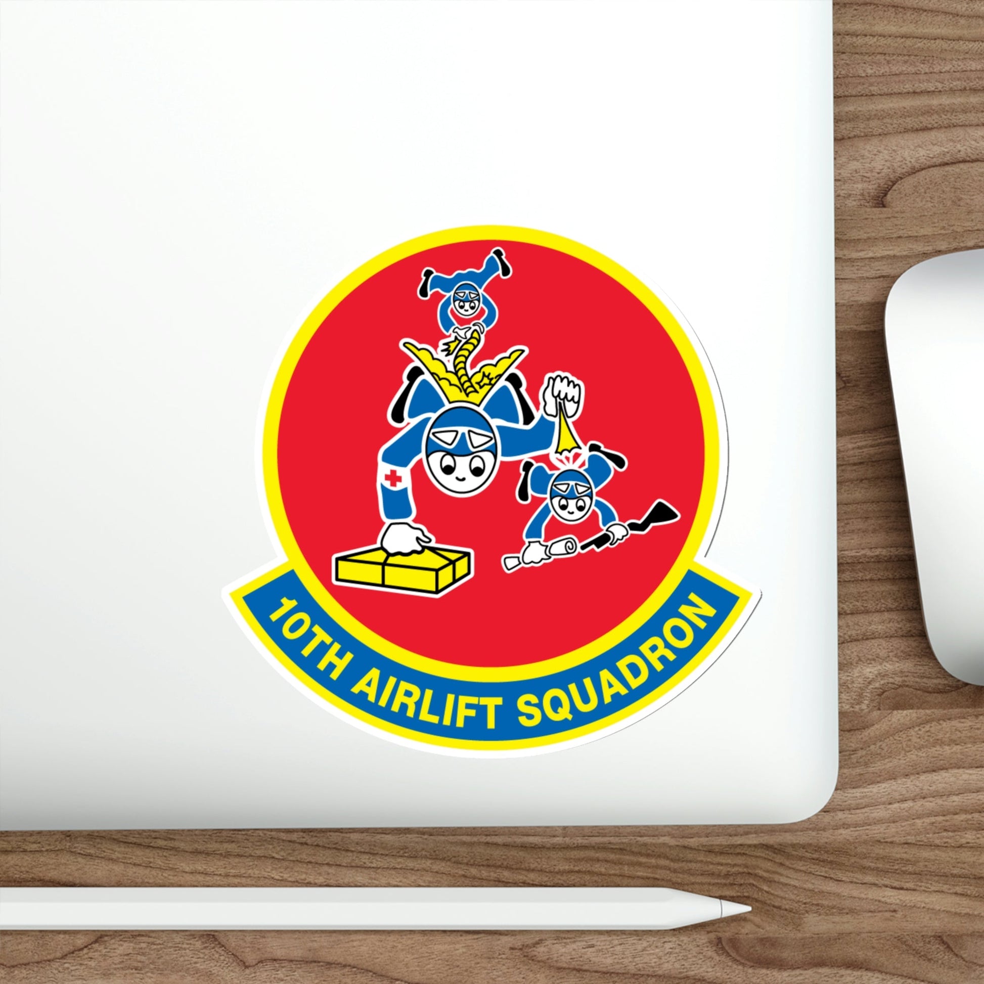 10th Airlift Squadron (U.S. Air Force) STICKER Vinyl Die-Cut Decal-The Sticker Space