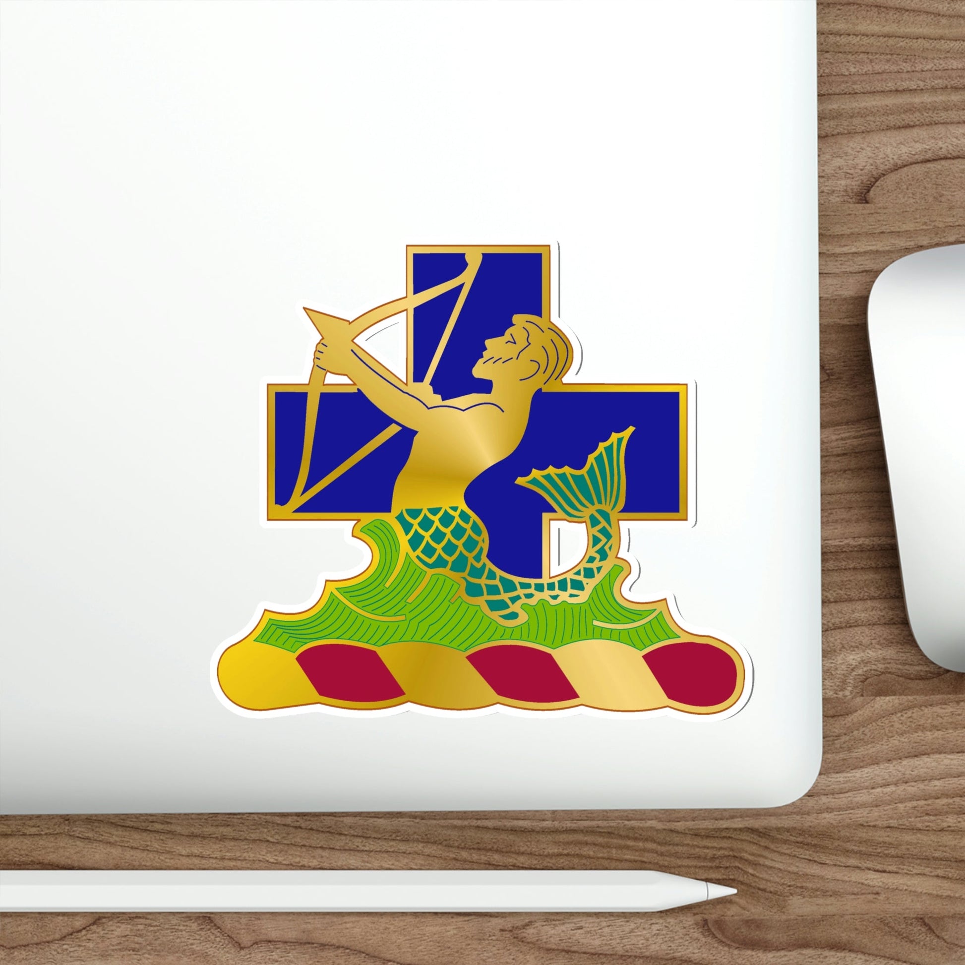 10th Antiaircraft Artillery Automatic Weapons Battalion (U.S. Army) STICKER Vinyl Die-Cut Decal-The Sticker Space